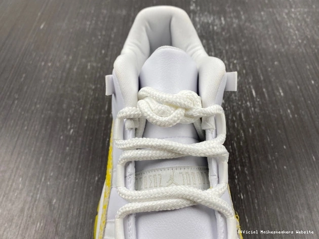 Official Maikesneakers AH7860-107 Snakeskin Low Air Jordan WMNS Yellow 11 0630